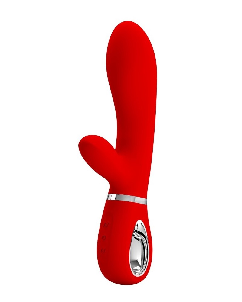 Vibro Rabbit Thomas 11 x 3.8cm Rouge sextoys et accessoires sur La Boutique du Hard