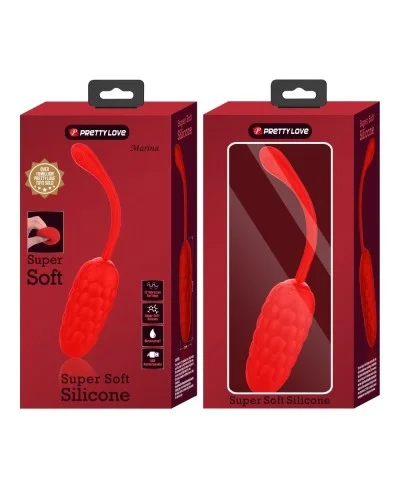 Oeuf Vibrant Marina 8 x 3.3cm Rouge sextoys et accessoires sur La Boutique du Hard