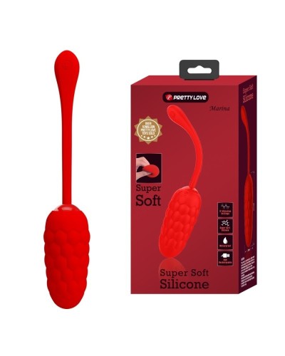 Oeuf Vibrant Marina 8 x 3.3cm Rouge sextoys et accessoires sur La Boutique du Hard