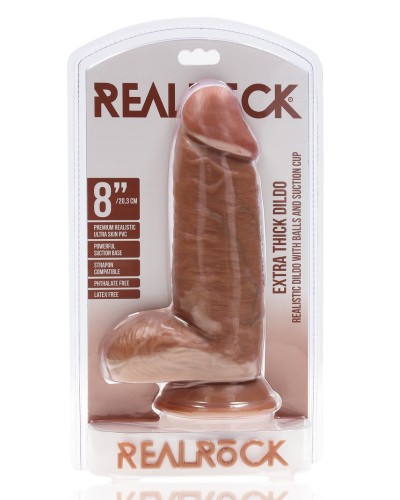 Gode Extra Thick 16 x 6cm Marron sextoys et accessoires sur La Boutique du Hard