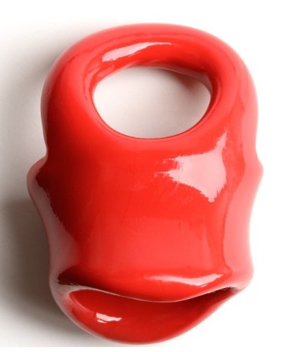 Ballstretcher souple Baller Ring 32 mm - Hauteur 35 mm Rouge sextoys et accessoires sur La Boutique du Hard