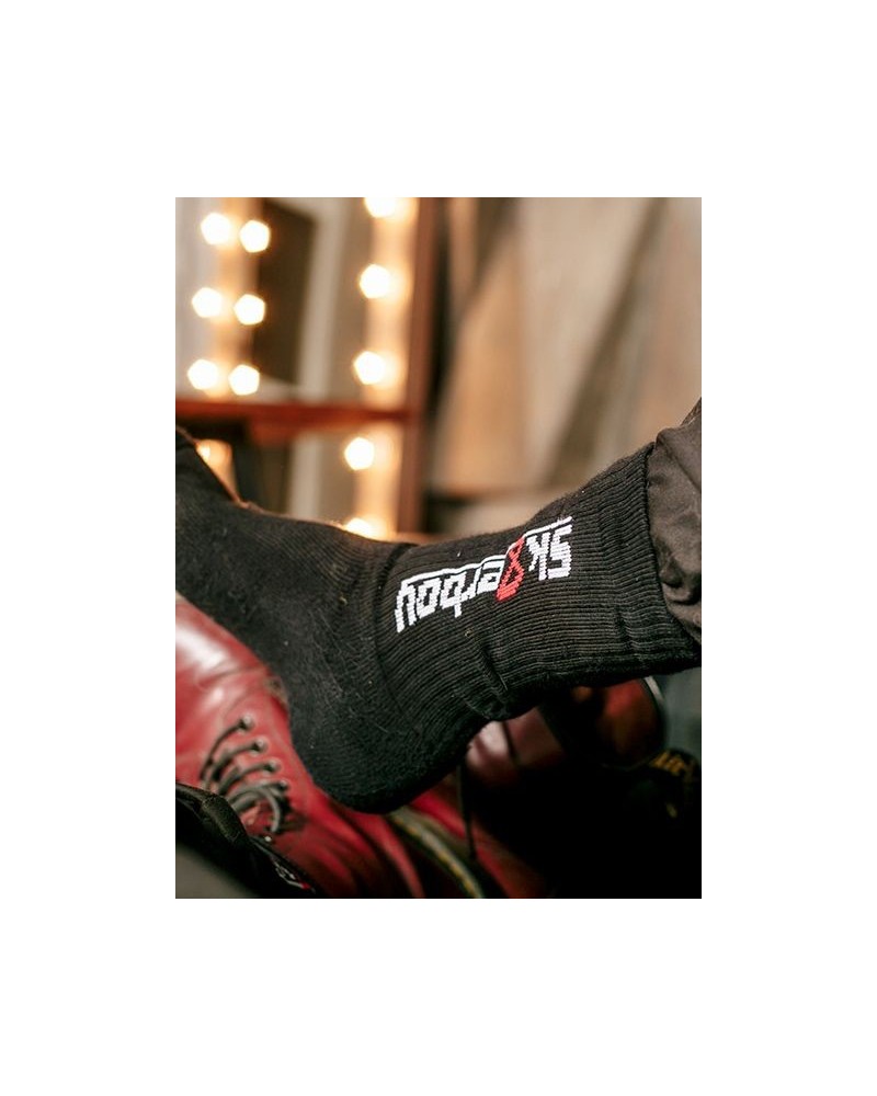 Chaussettes noires CREW SOCKS Sk8erboy sextoys et accessoires sur La Boutique du Hard