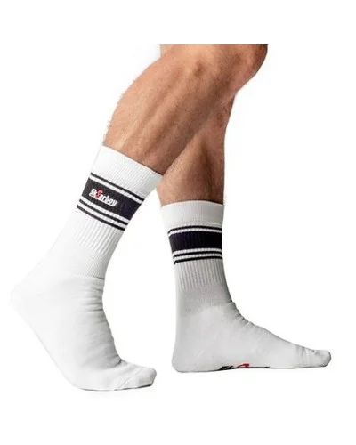 Chaussettes blanches Sk8erboy Deluxe Blanc-Noir sextoys et accessoires sur La Boutique du Hard