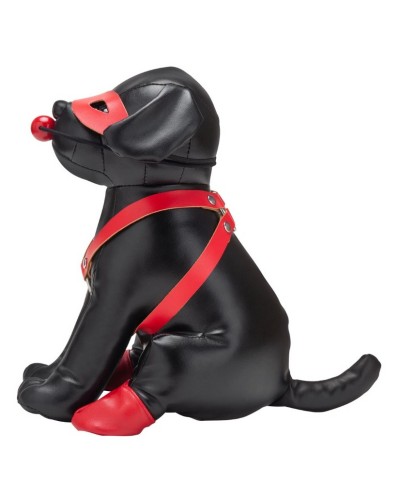 Chien en Simili Bandit 24cm Noir sextoys et accessoires sur La Boutique du Hard