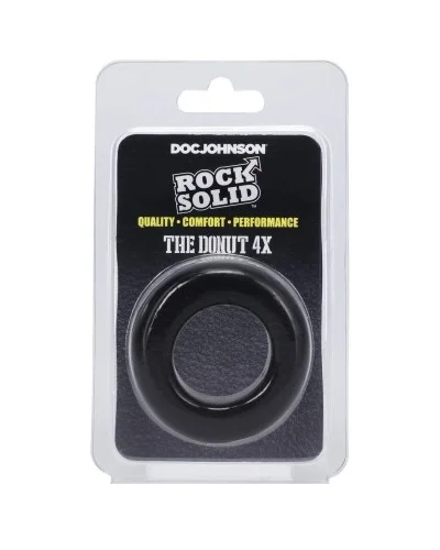 Cockring The Donut 4X 30 mm Noir sextoys et accessoires sur La Boutique du Hard