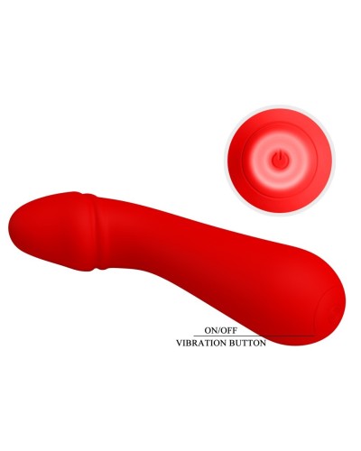 Stimulateur Prostatique CETUS 15 x 3.5cm Rouge sextoys et accessoires sur La Boutique du Hard