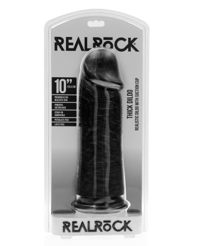 Gode Extra Thick 25.5 x 8 cm Noir sextoys et accessoires sur La Boutique du Hard