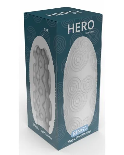 Masturbateur Hero Rings Blanc sextoys et accessoires sur La Boutique du Hard