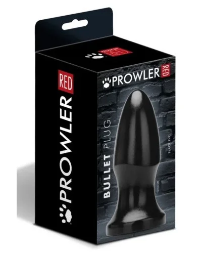 Plug Bullet Plug 10 x 4.6 cm Noir sextoys et accessoires sur La Boutique du Hard