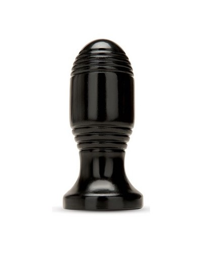 Plug Ribbed Plug 10.5 x 5 cm Noir sextoys et accessoires sur La Boutique du Hard