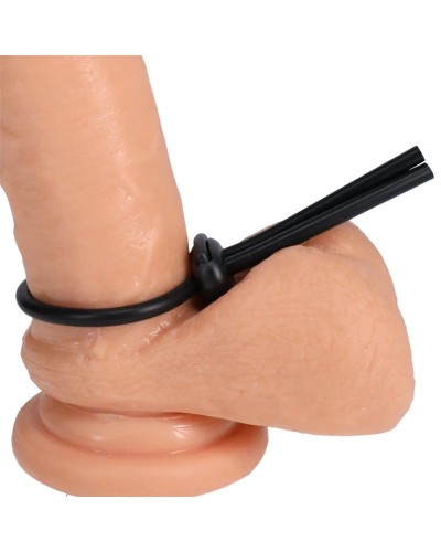 Cockring Lasso Double Noir sextoys et accessoires sur La Boutique du Hard