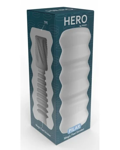 Masturbateur Hero Pilar Blanc sextoys et accessoires sur La Boutique du Hard