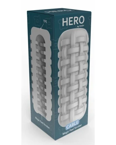 Masturbateur Hero Cable Blanc sextoys et accessoires sur La Boutique du Hard