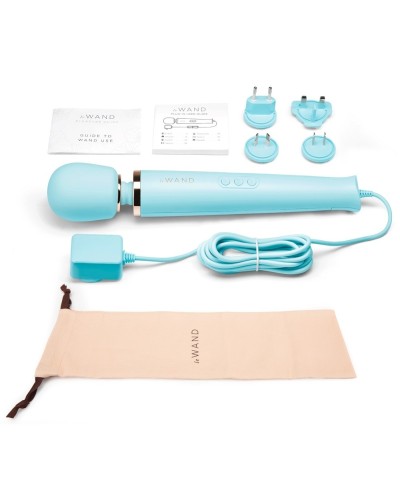 Wand Powerful Plug-In 34cm - Tête 62mm Bleu Ciel sextoys et accessoires sur La Boutique du Hard