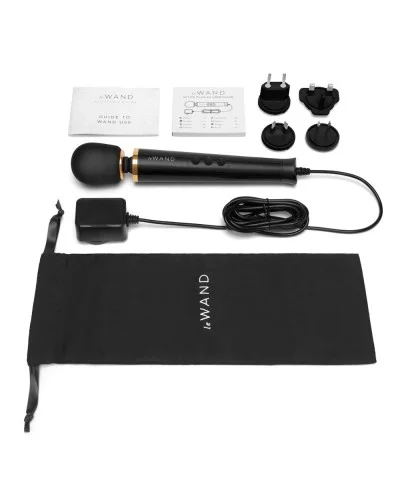 Wand Powerful Petite Plug-In 25cm Tête 47mm Noir sextoys et accessoires sur La Boutique du Hard