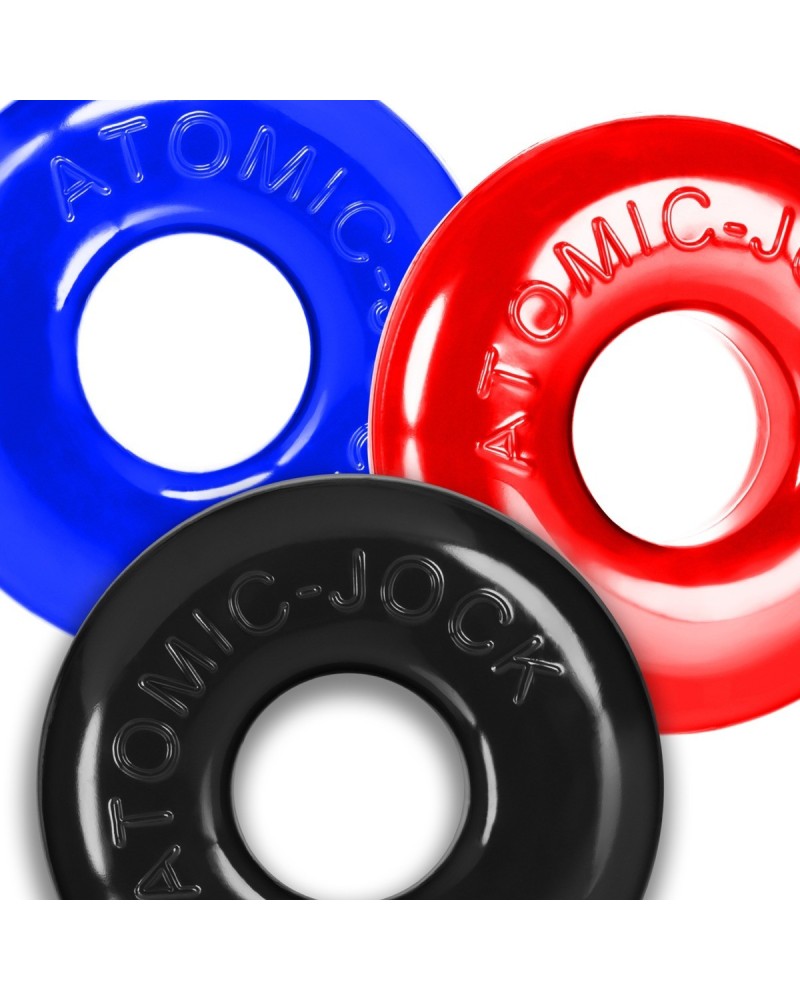 Lot de 3 Cockrings Ringer Max 20 mm Multicolores sextoys et accessoires sur La Boutique du Hard