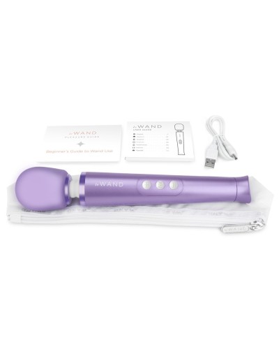 Wand Petite 25cm Tête 47mm Violet sextoys et accessoires sur La Boutique du Hard