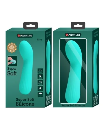 Stimulateur Prostatique Vibrant Faun 14 x 3.4cm Turquoise sextoys et accessoires sur La Boutique du Hard