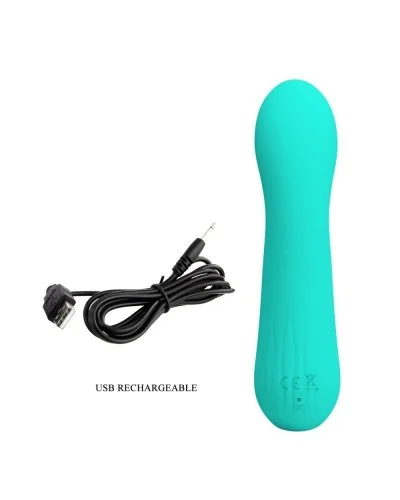 Stimulateur Prostatique Vibrant Faun 14 x 3.4cm Turquoise sextoys et accessoires sur La Boutique du Hard