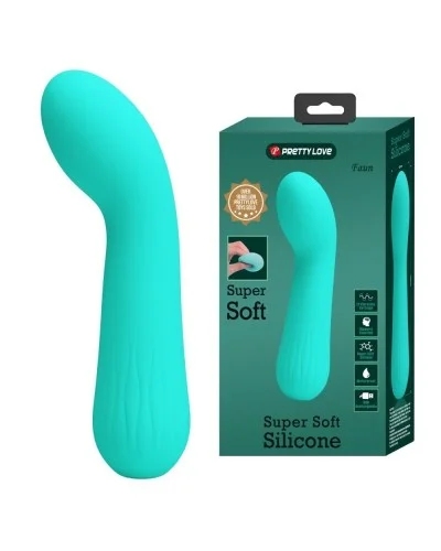 Stimulateur Prostatique Vibrant Faun 14 x 3.4cm Turquoise sextoys et accessoires sur La Boutique du Hard