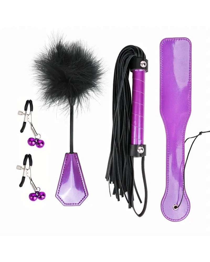 Kit SM Coralia 4 Pièces Violet sextoys et accessoires sur La Boutique du Hard