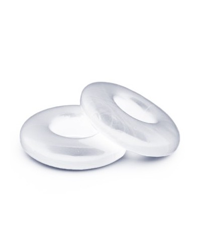 Lot de 2 Cockrings souples Stacker 20 mm Transparents sextoys et accessoires sur La Boutique du Hard