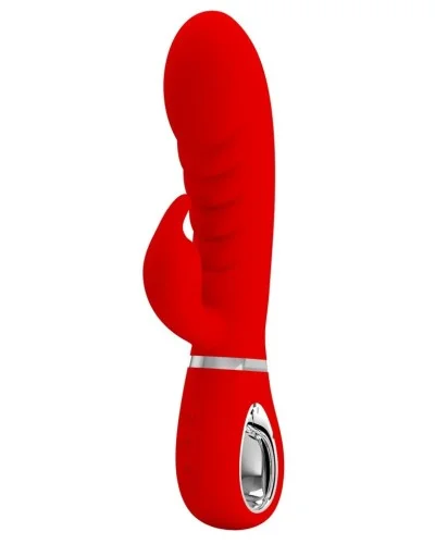 Vibro Rabbit Prescott 12 x 3.9cm Rouge sextoys et accessoires sur La Boutique du Hard