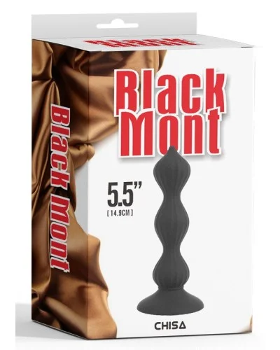 Plug Tribix Black Mont 13 x 3.5cm sextoys et accessoires sur La Boutique du Hard