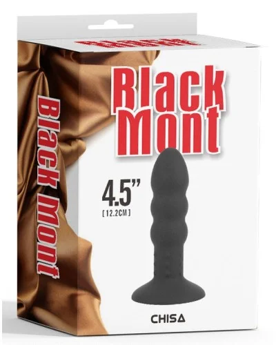 Plug Butty Black Mont 11 x 3.2cm sextoys et accessoires sur La Boutique du Hard