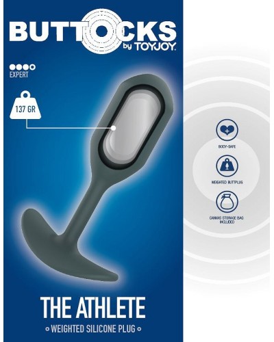 Plug lesté The Athlete 10.5 x 3.4 cm - Poids 137g sextoys et accessoires sur La Boutique du Hard