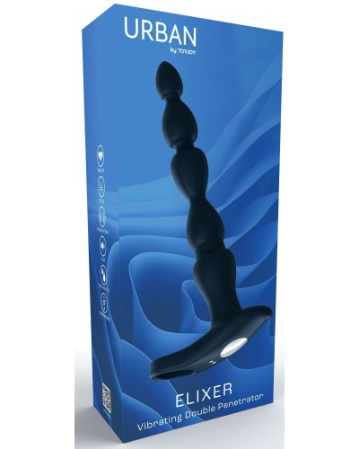 Accessoire vibrant Double pénétration Elixer 15.5 x 3cm sextoys et accessoires sur La Boutique du Hard