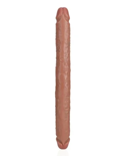 Double Gode Straight Slim 35.5 x 3.8cm Marron sextoys et accessoires sur La Boutique du Hard