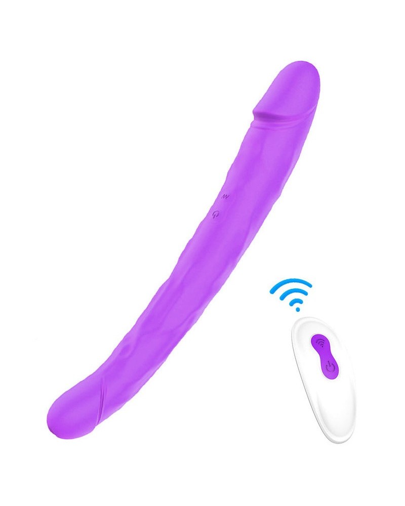 Double gode vibrant King 3 - 31 x 4cm Violet sextoys et accessoires sur La Boutique du Hard