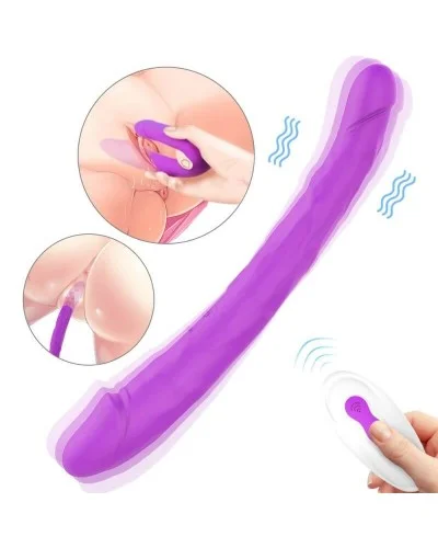 Double gode vibrant King 3 - 31 x 4cm Violet sextoys et accessoires sur La Boutique du Hard