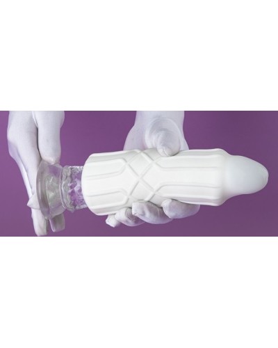 Masturbateur Wavy Blanc sextoys et accessoires sur La Boutique du Hard