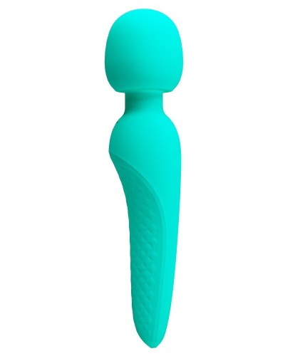 Wand Meredith 21.5cm Tête 50mm Turquoise sextoys et accessoires sur La Boutique du Hard