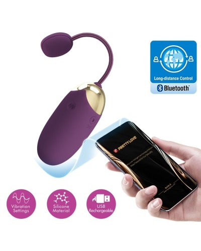 Oeuf Vibrant Sans Fil Connecté Abner 7 x 3.4cm sextoys et accessoires sur La Boutique du Hard