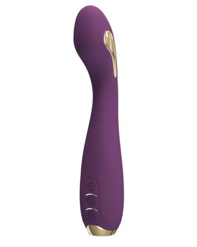 Vibro Point G Électro Connecté Hector 16 x 3.8cm Prune sextoys et accessoires sur La Boutique du Hard