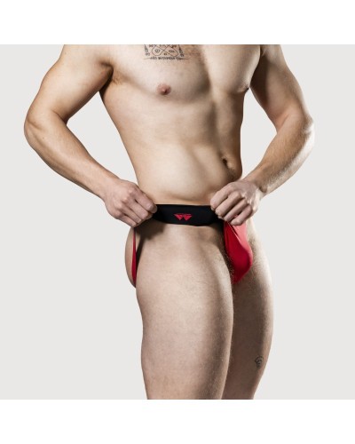 Jockstrap Rev2 Noir Rouge sextoys et accessoires sur La Boutique du Hard